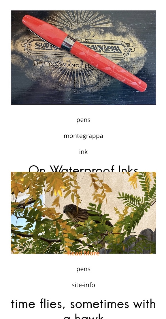 another example of posts overlapping