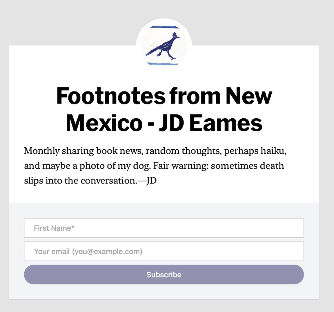 featured photo: screenshot of subscribe page