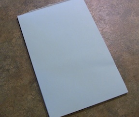 blank notepad